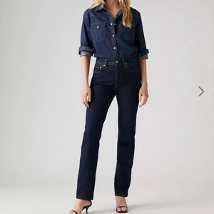 Levi’s 501 Original Fit Jeans Dark Wash - Deep Breath